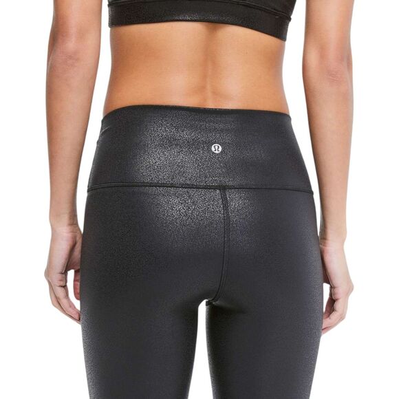 Lululemon Wunder Under High-Rise Tight Foil 28" *Luminosity Foil Print Black - Picture 9 of 11